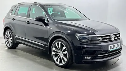 Used VW Tiguan R-line 150 HP (110 kW) 2018 Black SUV