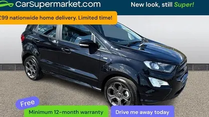 Used Ford Ecosport ST-Line 125 HP (91 kW) 2022 Black SUV