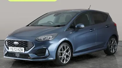 Used Ford Fiesta ST-Line 125 HP (91 kW) 2021 Blue Hatchback