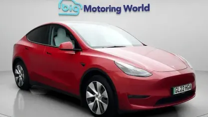 Used Tesla Model Y Long Range AWD 378 kW (514 HP) 2022 Red SUV