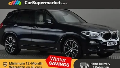 Black Used 2019 BMW X3 M Sport SUV | £28,997 (Fair price)