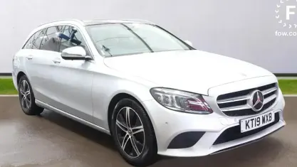 Used Mercedes C220 Premium Plus 200 HP (147 kW) 2019 Silver Estate