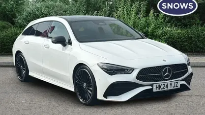 Used Mercedes CLA180 AMG line 136 HP (100 kW) 2024 White Coupe