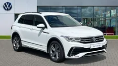 Pure white Used 2023 VW Tiguan R-line Edition SUV | £28,152 (Fair price)