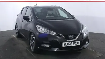 Used Nissan Micra S 90 HP (66 kW) 2018 Black Hatchback