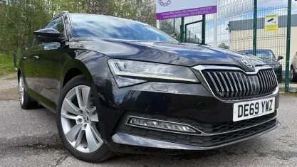 Used Skoda Superb SE L 150 HP (110 kW) 2019 Black Estate