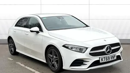White Used 2020 Mercedes A200 AMG line Hatchback | £18,147 (Fair price)
