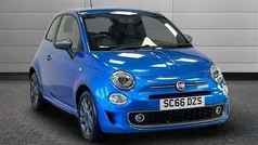 Electronica blue Used 2016 Fiat 500 S Hatchback | £7,299 (Fair price)