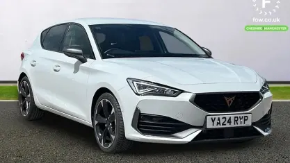 Used Cupra Leon 150 HP (110 kW) 2024 White Hatchback