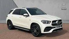 White Used 2021 Mercedes GLE350 AMG line SUV | £45,990 (A bit pricey)