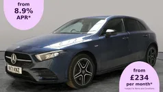 Blue Used 2021 Mercedes A250 AMG line Hatchback | £16,477 (Fair price)