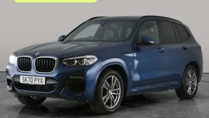 Begagnad BMW X3 M Sport 190 HK (139 kW) 2020 Blå SUV