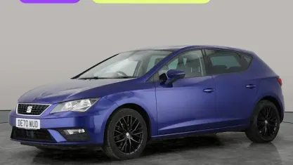 Used Seat Leon SE Dynamic 116 HP (85 kW) 2020 Blue Hatchback