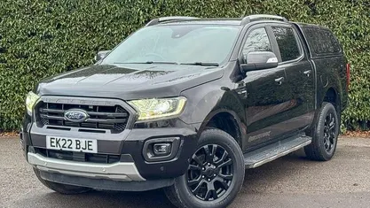 Black Used 2022 Ford Ranger Wildtrack Pickup | £23,994 (Fair price)