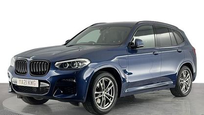Begagnad BMW X3 M Sport 292 HK (214 kW) 2021 Blå SUV