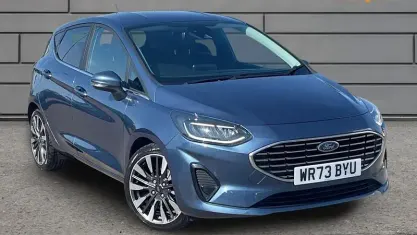 Used Ford Fiesta Titanium X 125 HP (91 kW) 2023 Blue Hatchback