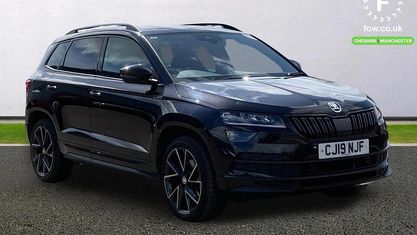Używany Skoda Karoq SportLine 150 KM (110 kW) 2019 Czarny SUV
