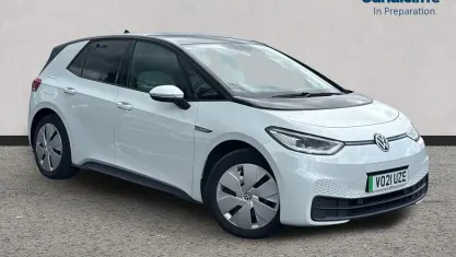 Used VW ID.3 Pro Performance 150 kW (204 HP) 2021 White Hatchback