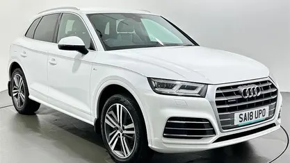 Used Audi Q5 S-Line 252 HP (185 kW) 2018 White SUV