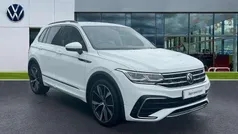 White Used 2021 VW Tiguan R-line SUV | £26,296 (Fair price)