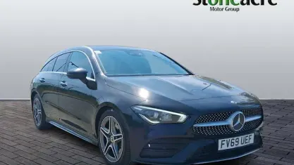 Used Mercedes CLA200 AMG line 163 HP (119 kW) 2022 Black Coupe