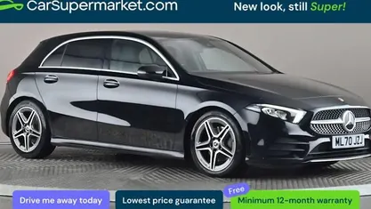 Used Mercedes A220 AMG line 190 HP (139 kW) 2020 Black Hatchback