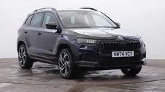 Black magic pearl effect Used 2024 Skoda Karoq SportLine SUV | £30,995 (Fair price)