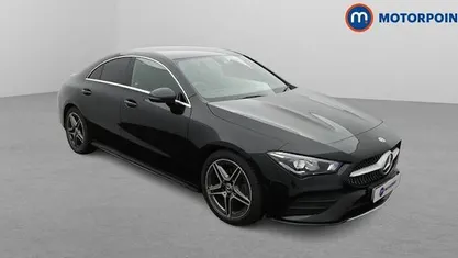 Used Mercedes CLA180 AMG line 136 HP (100 kW) 2021 Black Sedan