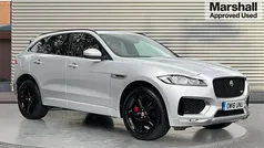 Silver Used 2018 Jaguar F-Pace S SUV | £23,595 (Fair price)
