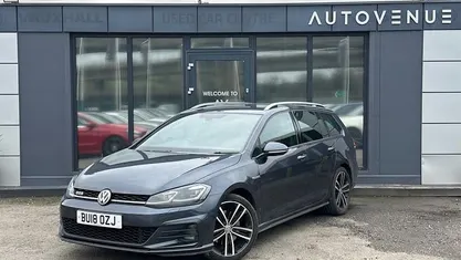 Used VW Golf VII GTD 184 HP (135 kW) 2018 Blue Estate