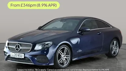 Blue Used 2020 Mercedes E300 AMG Line Premium Coupe | £21,264 (Super price)