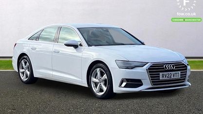 Używany Audi A6 Sport 224 KM (164 kW) 2021 Biały Sedan/Limuzyna