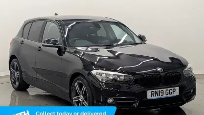 Usado BMW 118 Sport Line 136 HP (100 kW) 2019 Preto Citadino