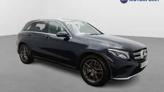 Blue Used 2018 Mercedes GLC250 AMG line Estate | £19,799 (Good price)