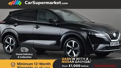 Black Used 2022 Nissan Qashqai N-Connecta SUV | £16,697 (Fair price)