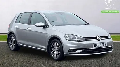 Used VW Golf VII SE 125 HP (91 kW) 2017 Silver Hatchback