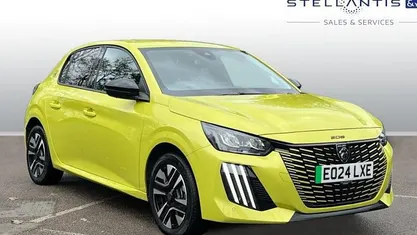 Yellow Used 2023 Peugeot e-208 Style Hatchback | £13,560 (Good price)