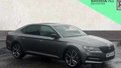 Grey Used 2023 Skoda Superb SportlinePlus Hatchback | £25,803 (Fair price)
