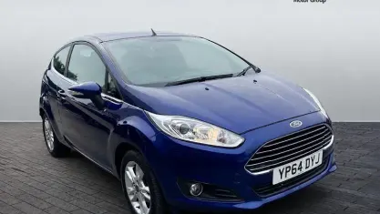Used Ford Fiesta Zetec 82 HP (60 kW) 2017 Blue Hatchback