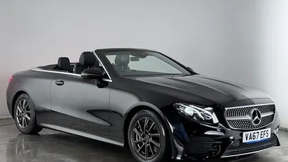 Black Used 2018 Mercedes E220 AMG line Cabriolet | £16,550 (Good price)