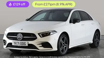 White Used 2021 Mercedes A250 AMG Line Premium Plus Sedan | £18,915 (Fair price)