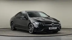 Cosmos black metallic finish Used 2023 Mercedes CLA35 AMG Premium Coupe | £33,850 (Fair price)