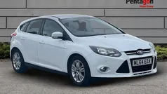 White Used 2014 Ford Focus Titanium Hatchback | £6,495 (A bit pricey)