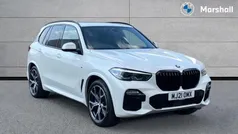 Mineral white metallic Used 2021 BMW X5 M Sport SUV | £44,224 (Fair price)