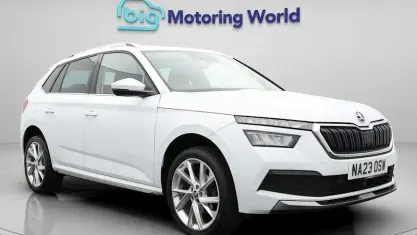Käytetty Skoda Kamiq SE L Executive 150 HP (110 kW) 2023 Valkoinen Katumaasturi