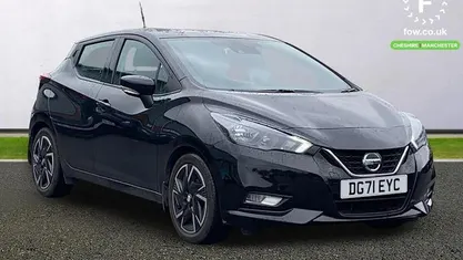 Used Nissan Micra Acenta 92 HP (67 kW) 2021 Black Hatchback