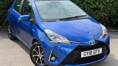 Blue Used 2018 Toyota Yaris Hybrid Hatchback | £12,499 (Fair price)