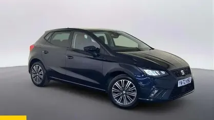 Used Seat Ibiza SE 95 HP (69 kW) 2022 Blue Hatchback