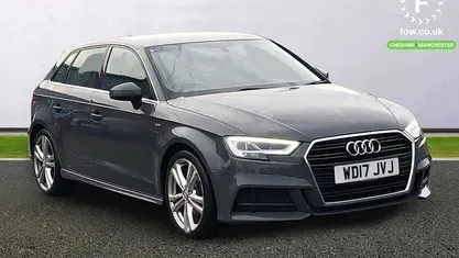 Grey Used 2017 Audi A3 Sportback S-Line Hatchback | £14,599 (Fair price)