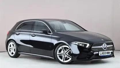 Używany Mercedes A180 AMG line 116 KM (85 kW) 2019 Czarny Hatchback